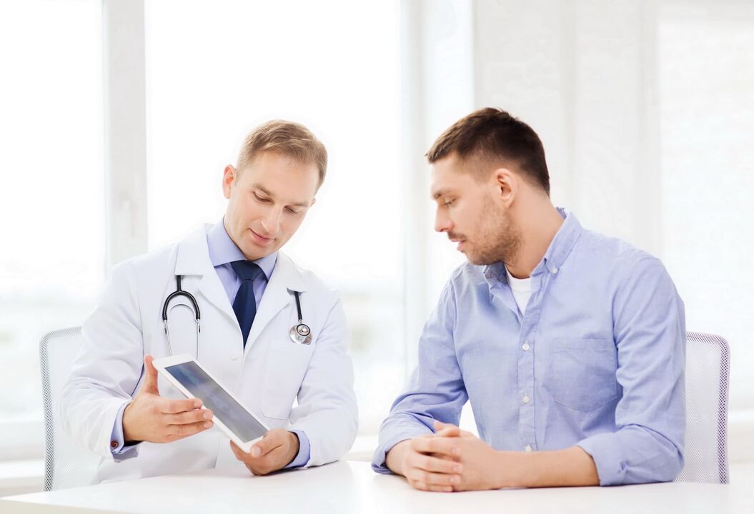 medikuaren hitzordua prostatitisa egiteko